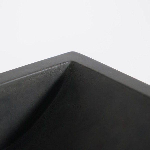 Handwasbak met handdoekrek en betonnen waskom - Core