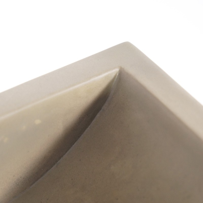 Handwasbak met handdoekrek en betonnen waskom - Core