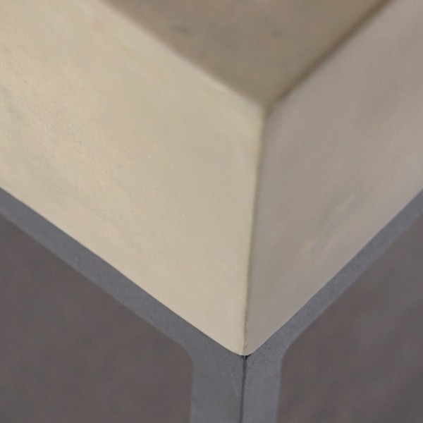 Handwasbak met handdoekrek en betonnen waskom - Core