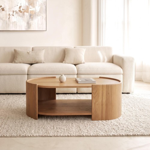 Design salontafel in massief eikenhout - Lago