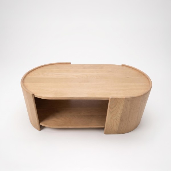 Design salontafel in massief eikenhout - Lago