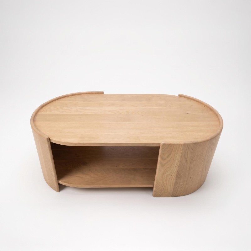 Design salontafel in massief eikenhout - Lago
