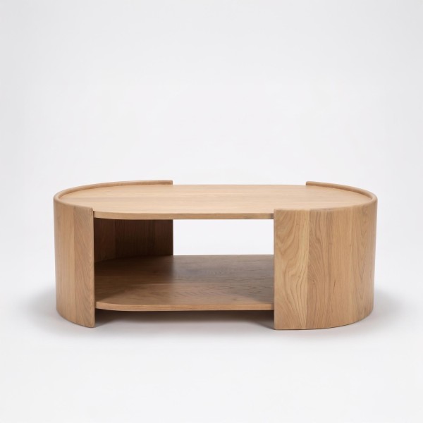 Design salontafel in massief eikenhout - Lago