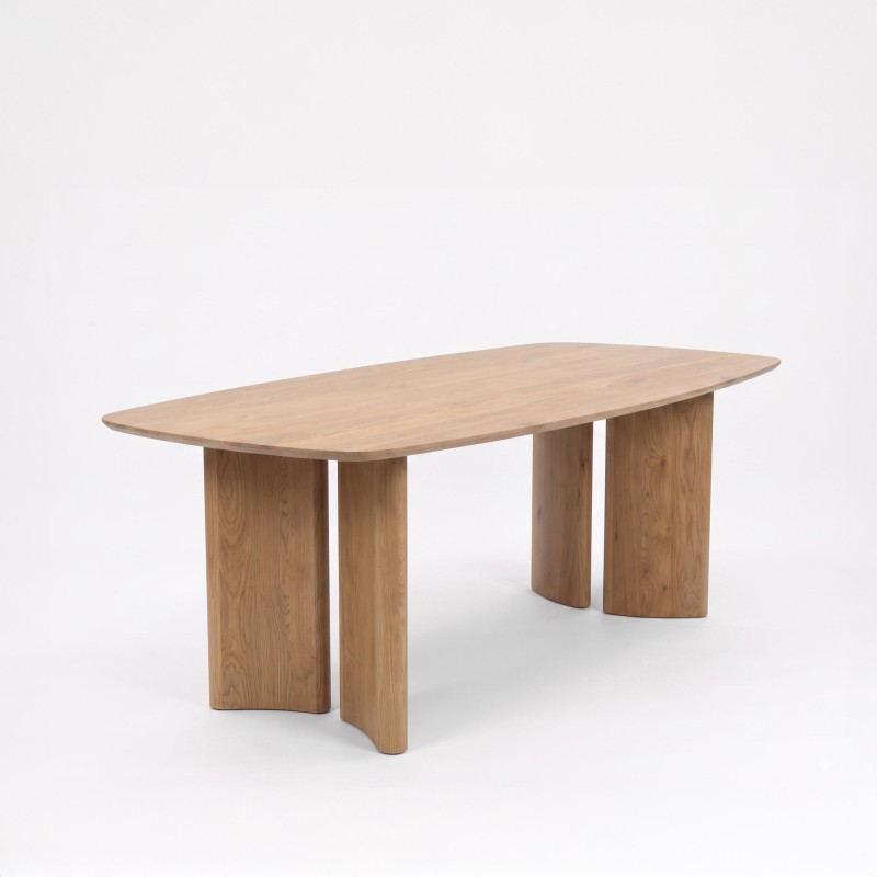 Massief eikenhouten eettafel 200 cm - Lago