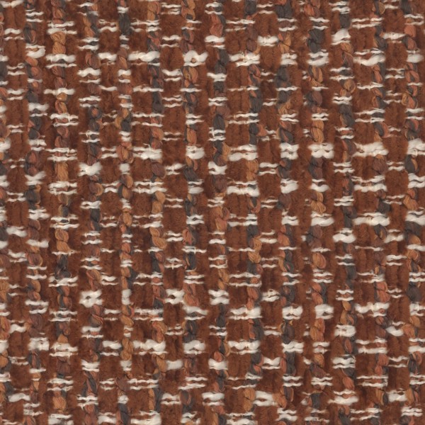 Staal van stof Silencio - Bruine Ceder - 10 x 10 cm