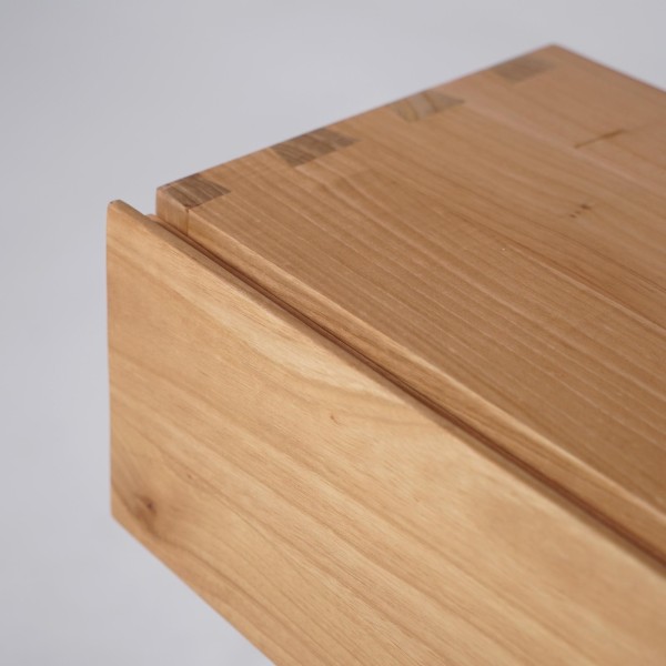 Hangend badkamermeubel onder wastafel van massief hout - Trinity