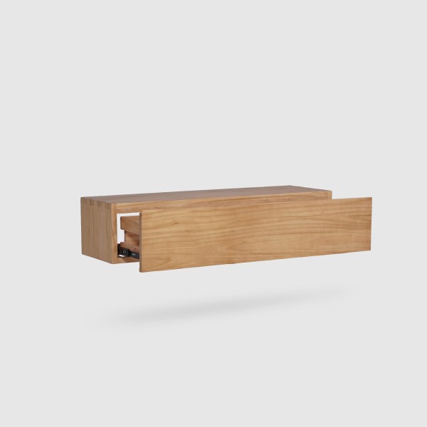 Hangend badkamermeubel onder wastafel van massief hout - Trinity