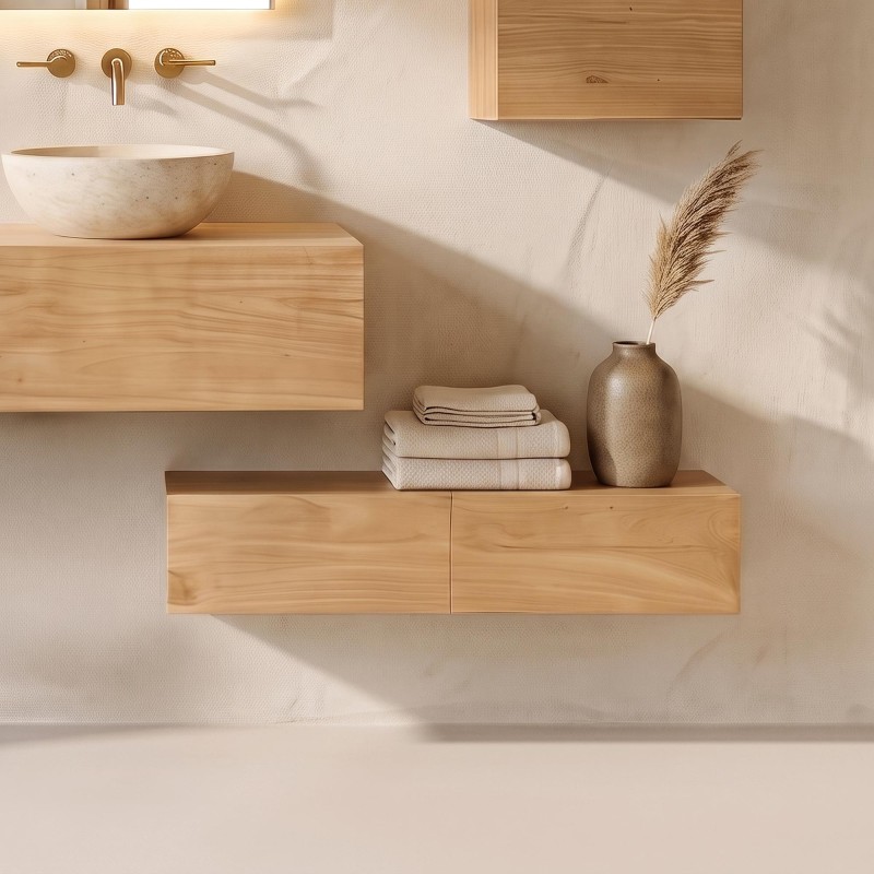 Badkamer opbergmeubel 90 cm - Trinity