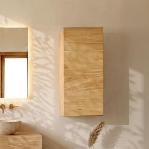 Badkamerkolomkast van massief hout H90 cm - Trinity
