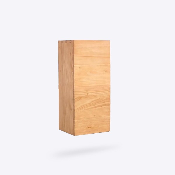 Badkamerkolomkast van massief hout H90 cm - Trinity