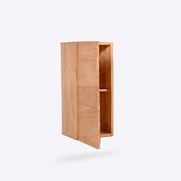 Badkamerkolomkast van massief hout H90 cm - Trinity