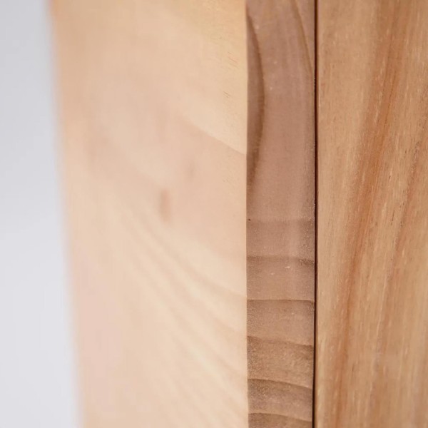 Badkamerkolomkast van massief hout H90 cm - Trinity