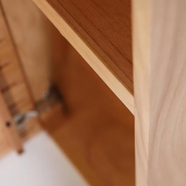Badkamerkolomkast van massief hout H90 cm - Trinity
