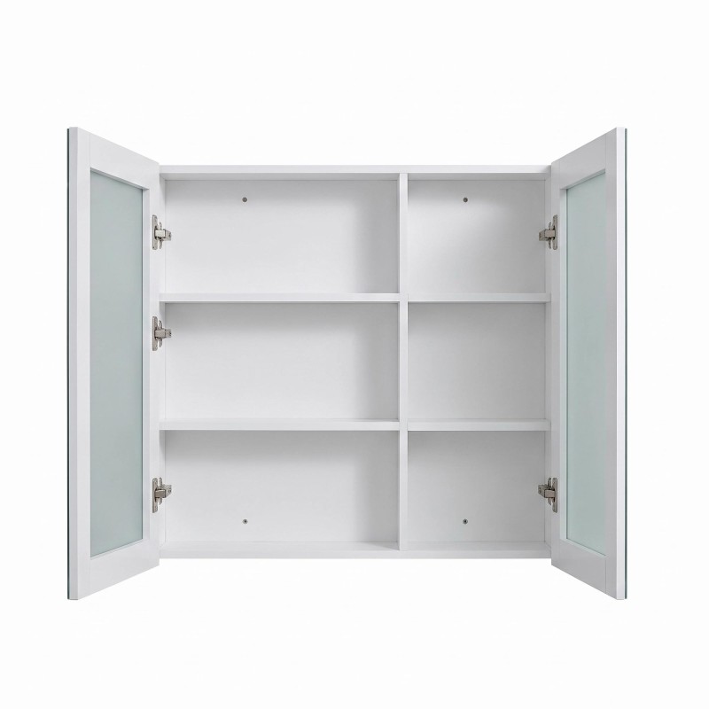 Badkamerkast met spiegel 80 x 75 cm