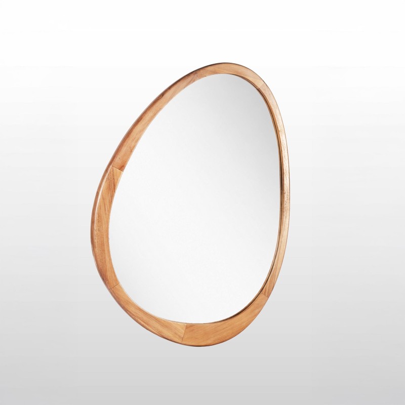 Organisch gevormde badkamerspiegel voor aan de muur - Avani
