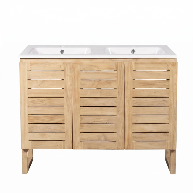Badkamermeubel van massief teakhout 120 cm - Mentari