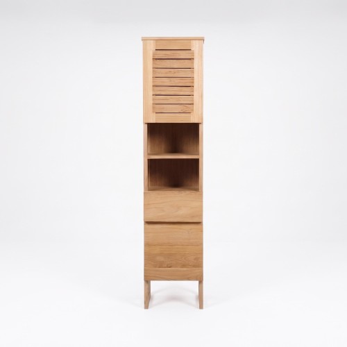 Kolomkast voor de badkamer van massief hout - Mentari