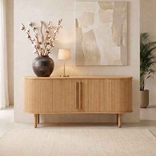 Modern dressoir van eikenhout 160 cm - Noji