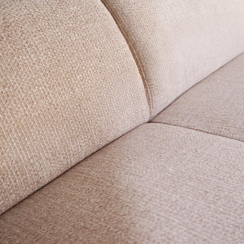 Hoekbank 5-zits in stof met chaise longue links - Viana