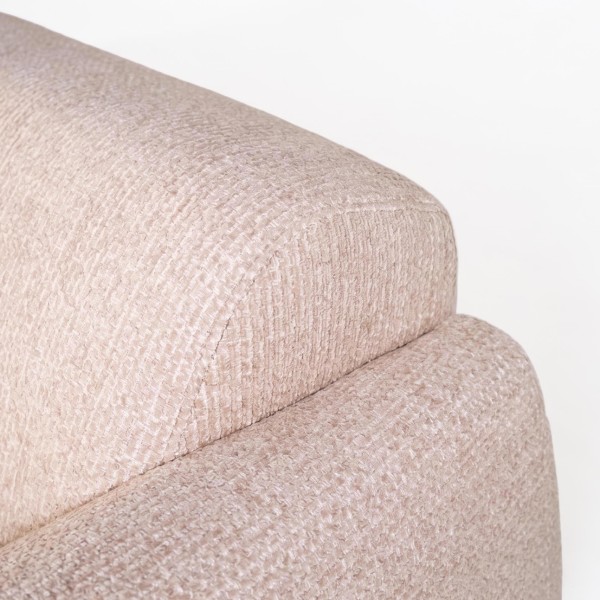 Hoekbank 5-zits in stof met chaise longue links - Viana