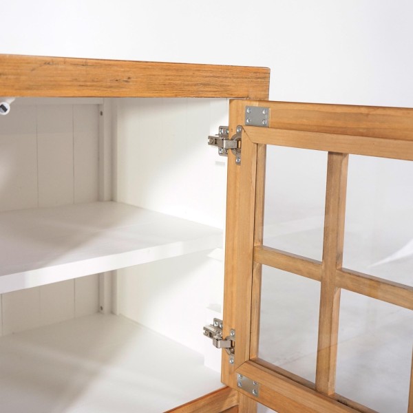 Tv-meubel in natuurlijk massief grenenhout 160 cm - Ashford