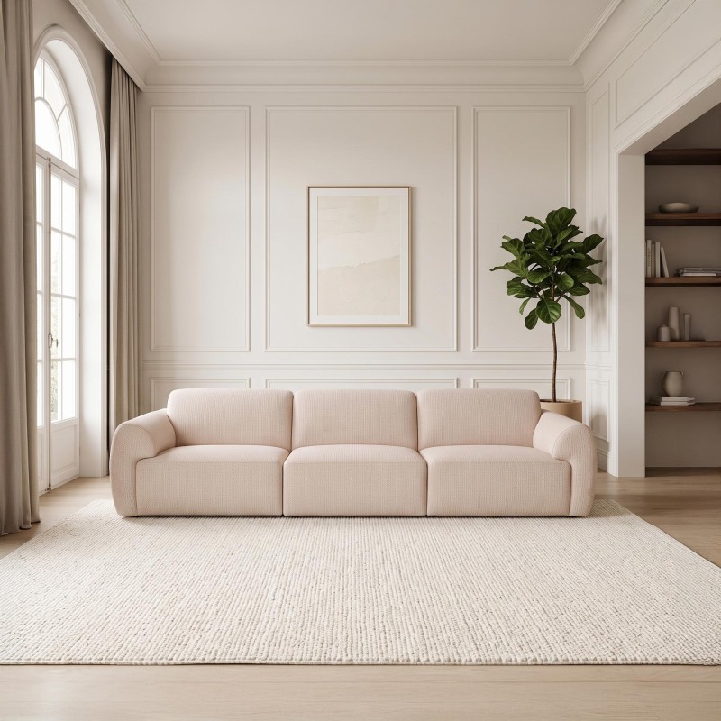 Comfortabele 4-zitsbank in stof - Viana