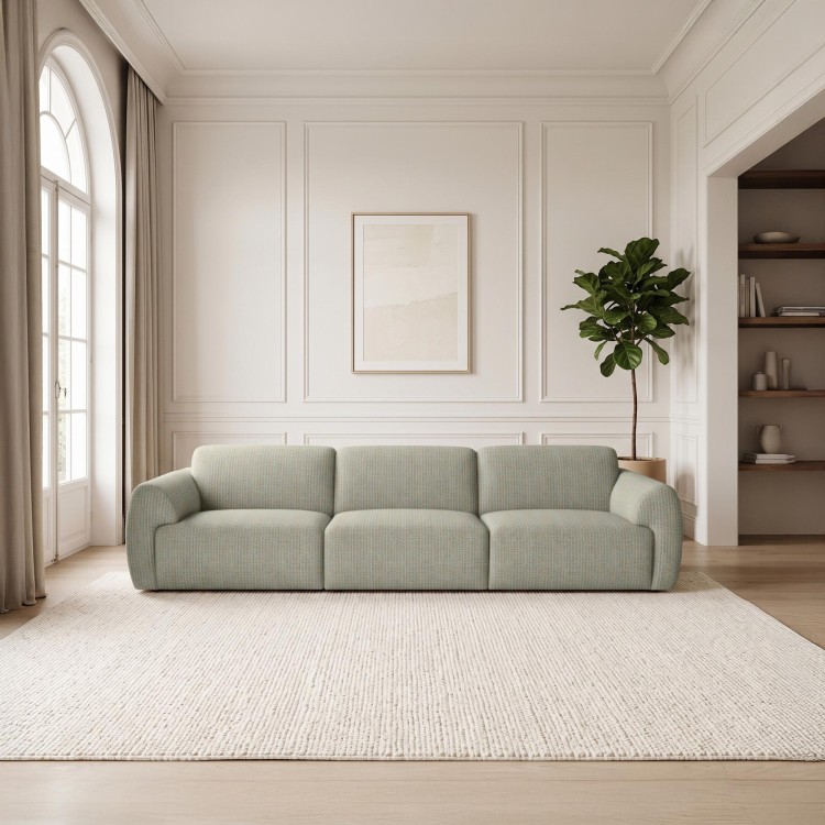 Comfortabele 4-zitsbank in stof - Viana