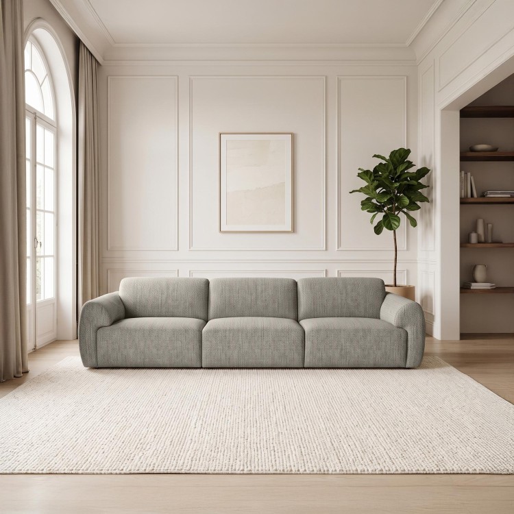 Comfortabele 4-zitsbank in stof - Viana