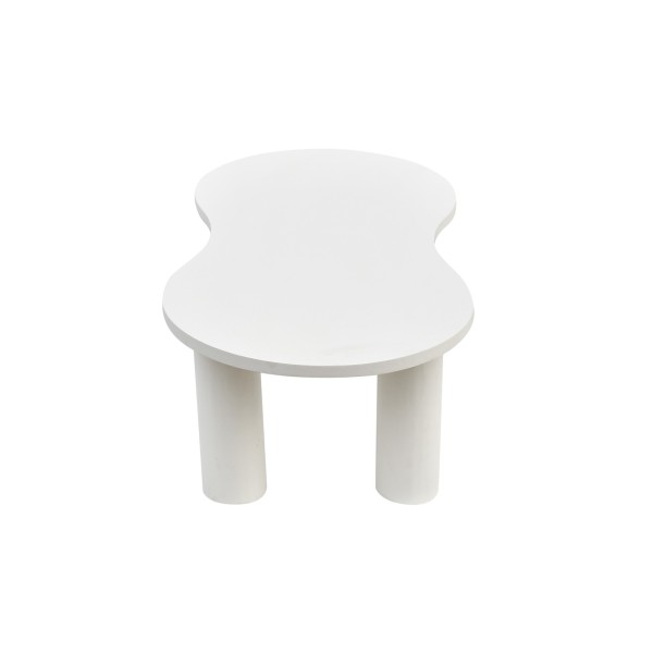 Witte design salontafel in composietmarmer - Arco