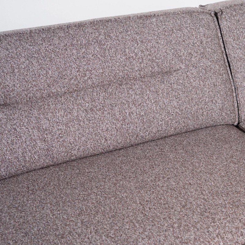Hoekbank 5-zits in stof met chaise longue rechts - Zoya