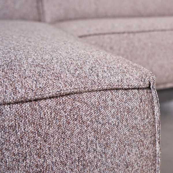 Hoekzetel 5-zits in stof met chaise longue links - Zoya