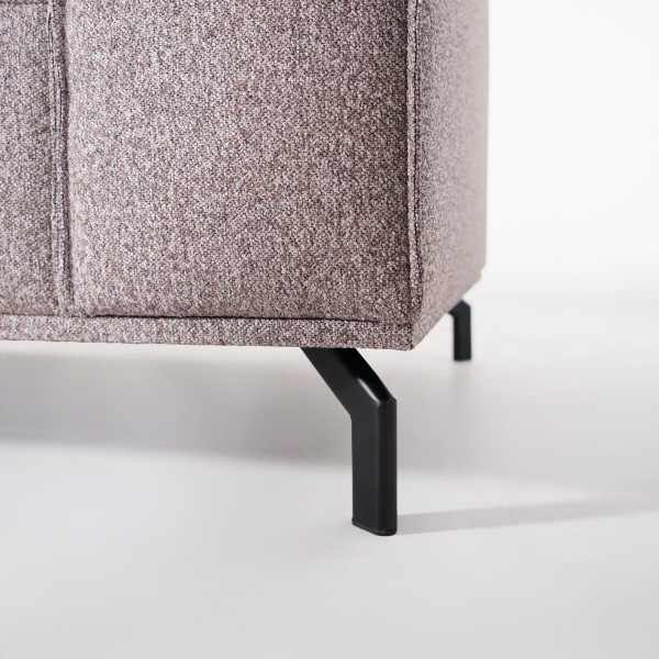 Hoekzetel 5-zits in stof met chaise longue links - Zoya