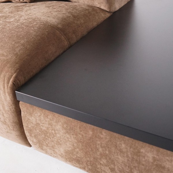 Hoekbank 5-zits met chaise longue rechts en geïntegreerde salontafel - Olya