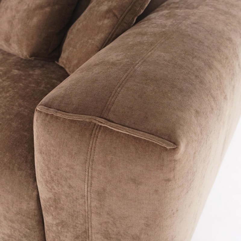 Hoekzetel 5-zits met chaise longue links en geïntegreerde salontafel - Olya