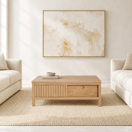 Salontafel in massief hout - Rohini