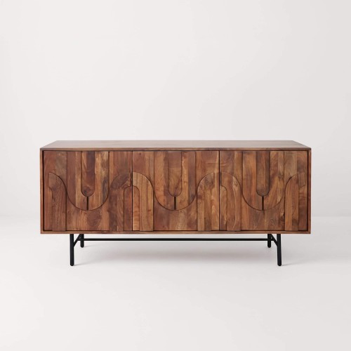 Massief mango dressoir 160 cm - Flow