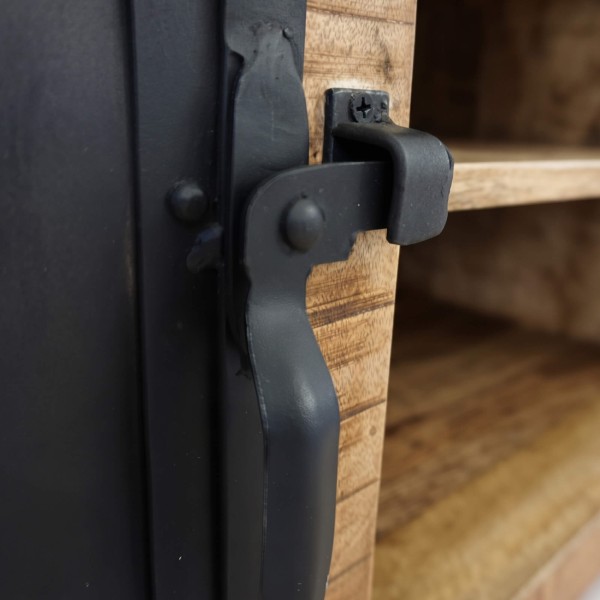 TV meubel hout en metaal BROOKLYN 150 cm