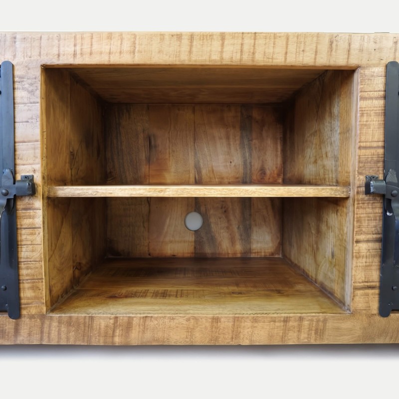 TV meubel hout en metaal BROOKLYN 150 cm