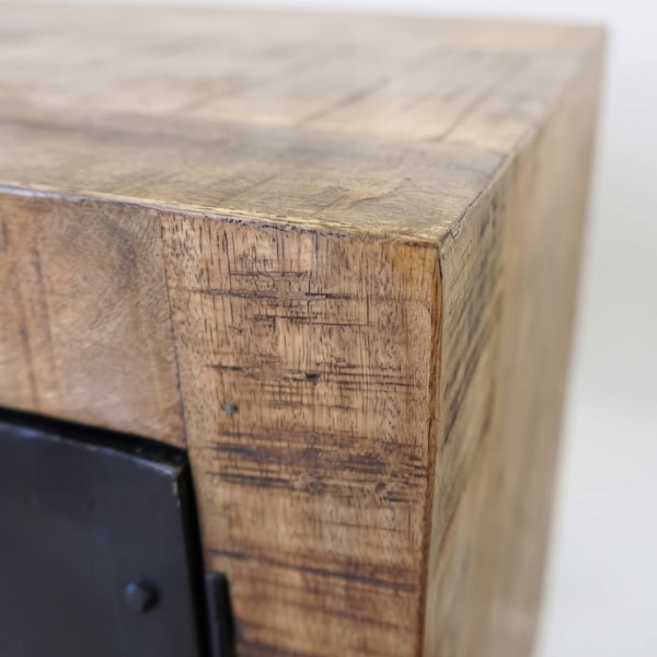 TV meubel hout en metaal BROOKLYN 150 cm
