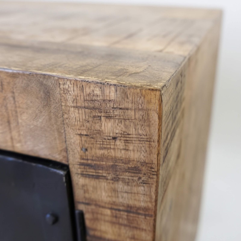 TV meubel hout en metaal BROOKLYN 150 cm
