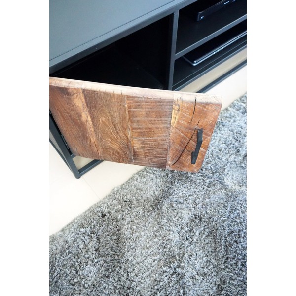Meuble TV bois et métal RECYCLED