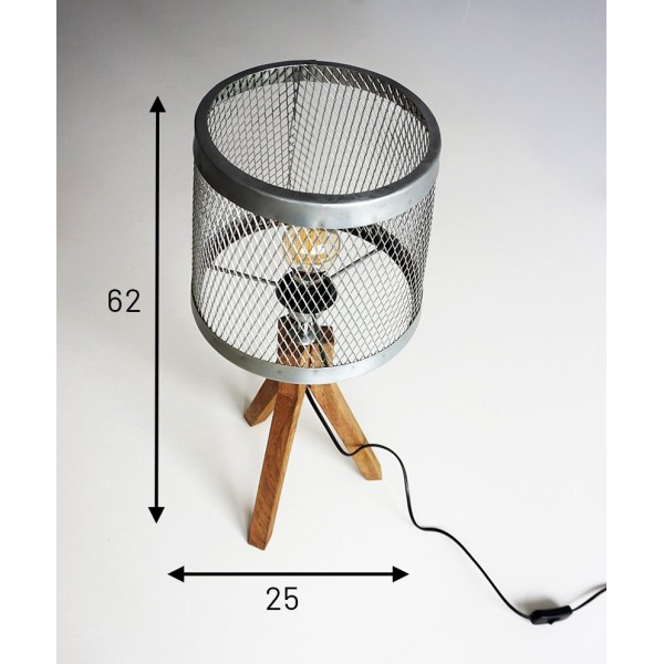 Suspension industrielle 4 lampes - Metalika