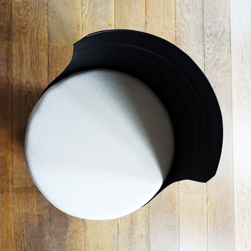 Industriële olievat fauteuil carbon