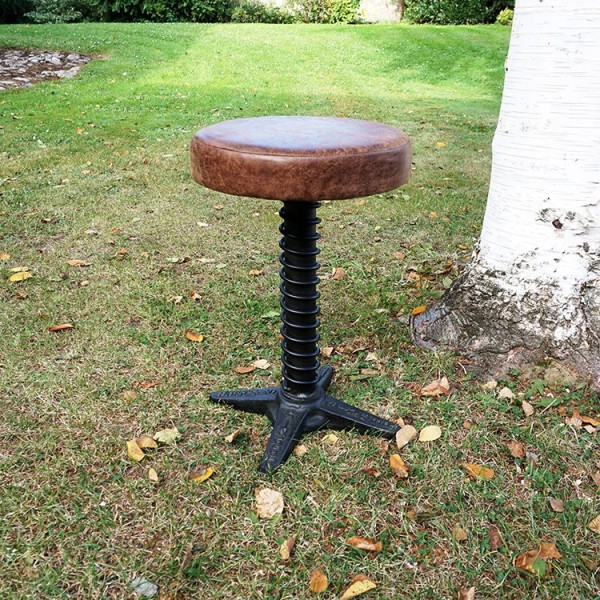 Industriële kruk met veer