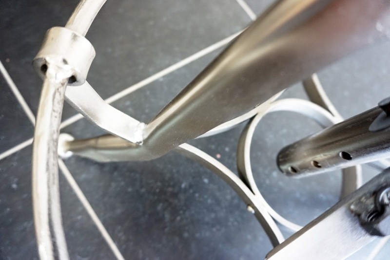 Industriële kruk leer