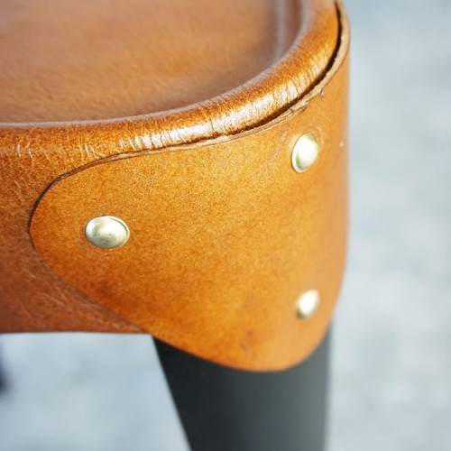 Tabouret de bar en cuir - New Orleans