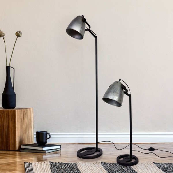 Lampe sur pied industrielle Indiana