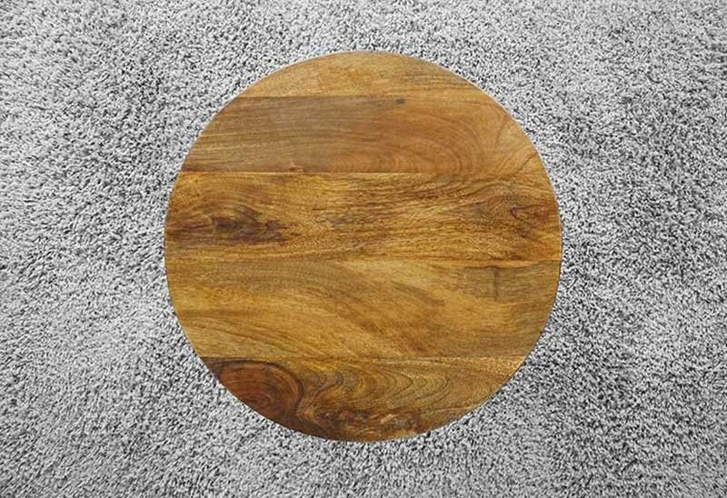 Ronde salontafel met metalen poten - Touch