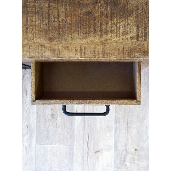 TV meubel hout en metaal BROOKLYN 115 cm