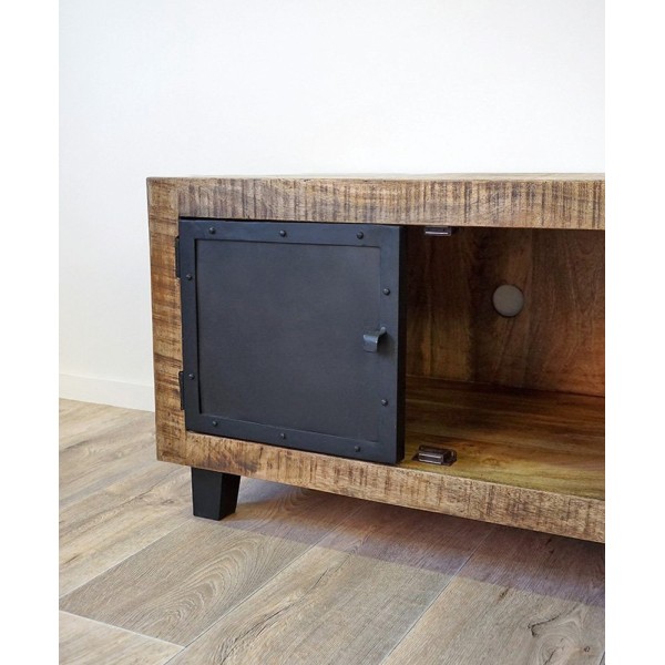 TV meubel hout en metaal BROOKLYN 115 cm